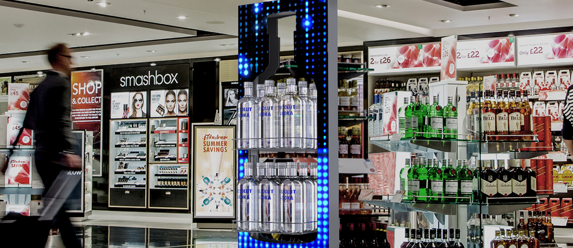 Absolut Electric Showcase Display Outform