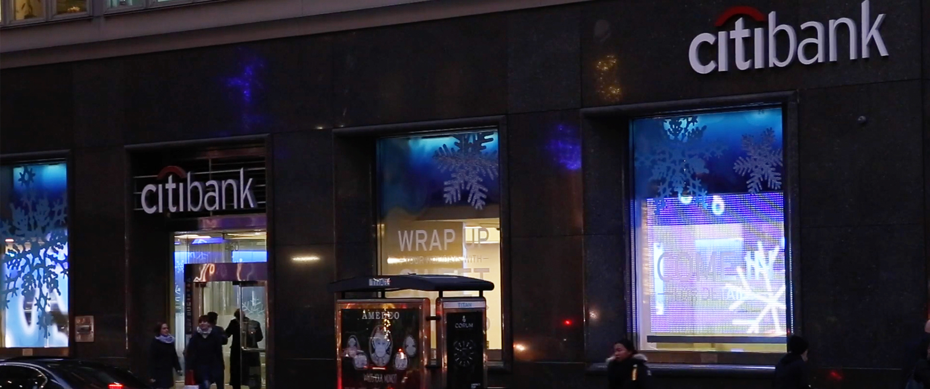 CITIBANK HOLIDAY TAKEOVER WINDOW LIGHT SHOW – Outform